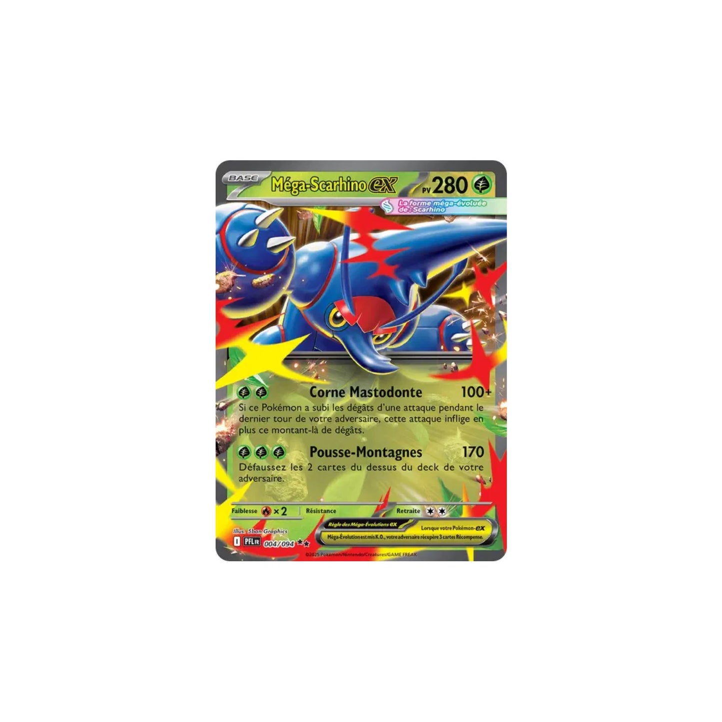 Mega Scarhino ex (PFL 004) - FR