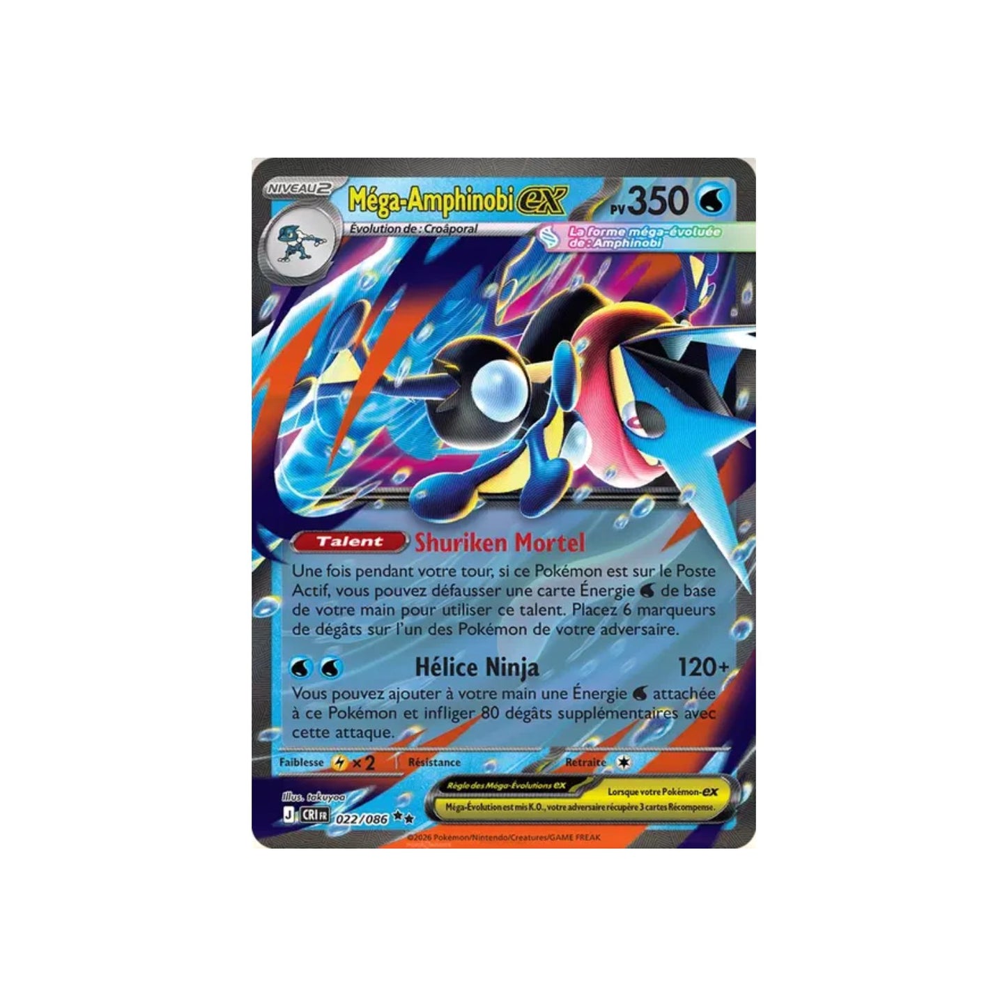 Mega Amphinobi ex (CRI 022) - FR