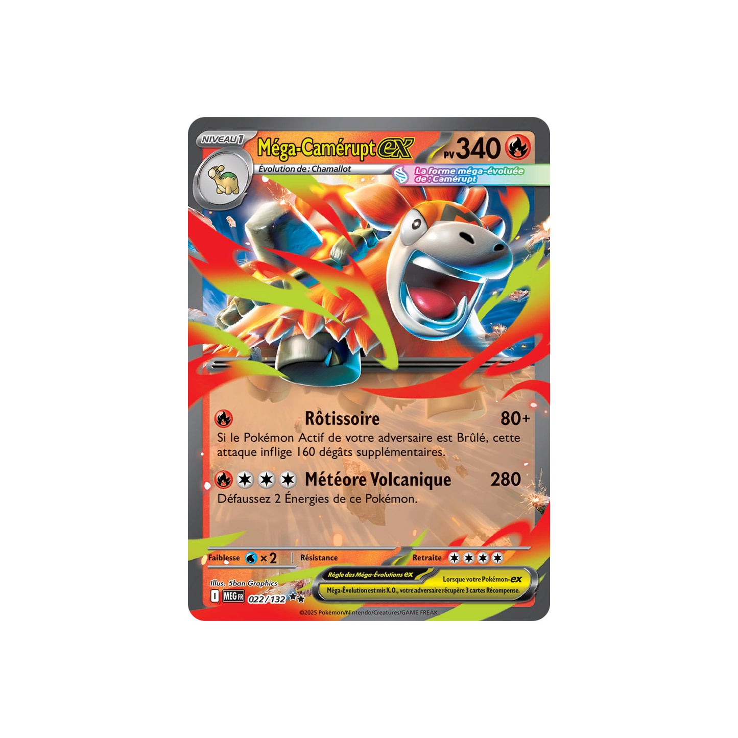 Mega Camérupt ex (MEG 022) - FR