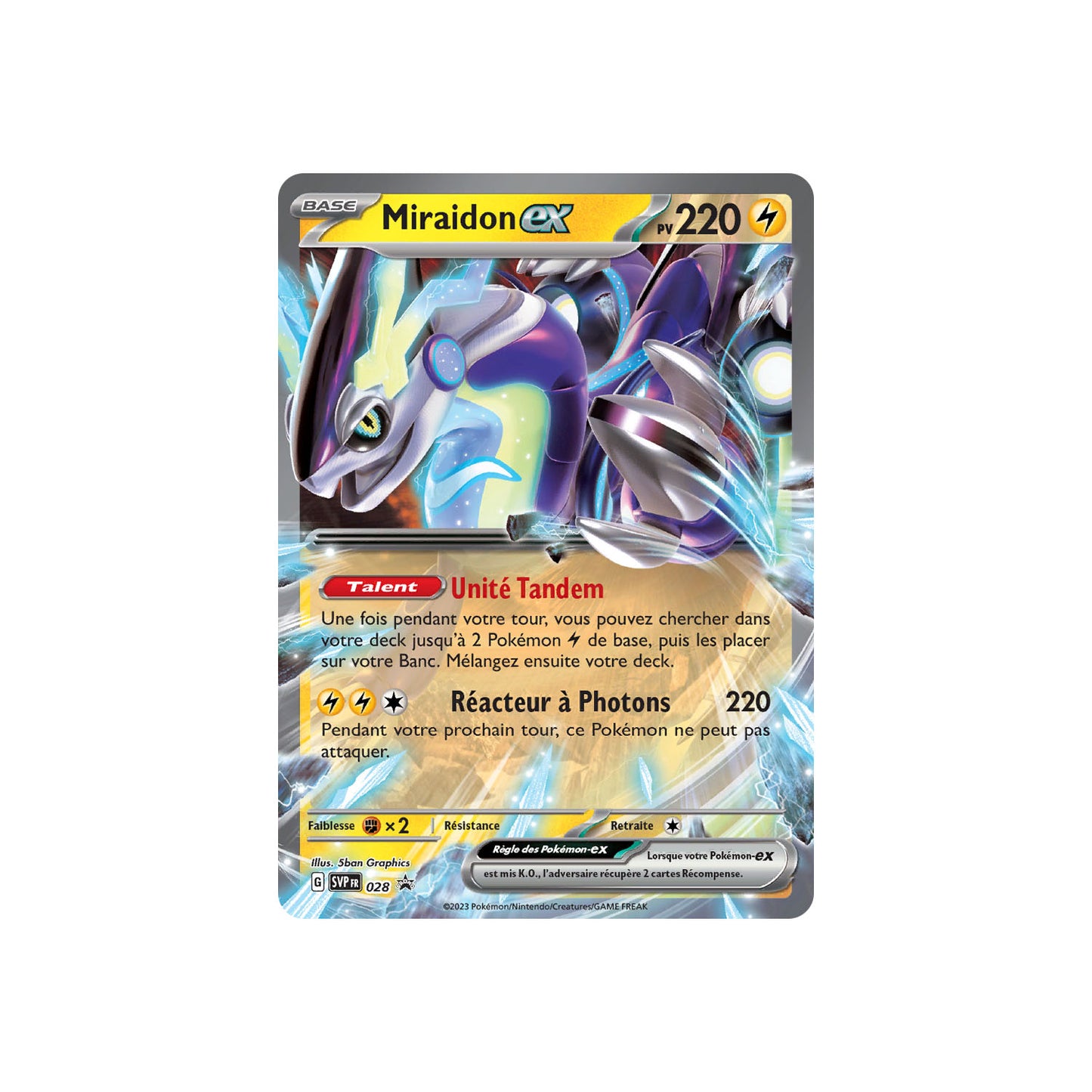 Miraidon ex (SVP 028) - FR