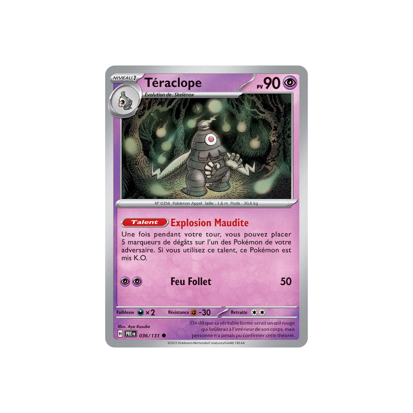 Téraclope (xPRE 036) - pokeball - FR