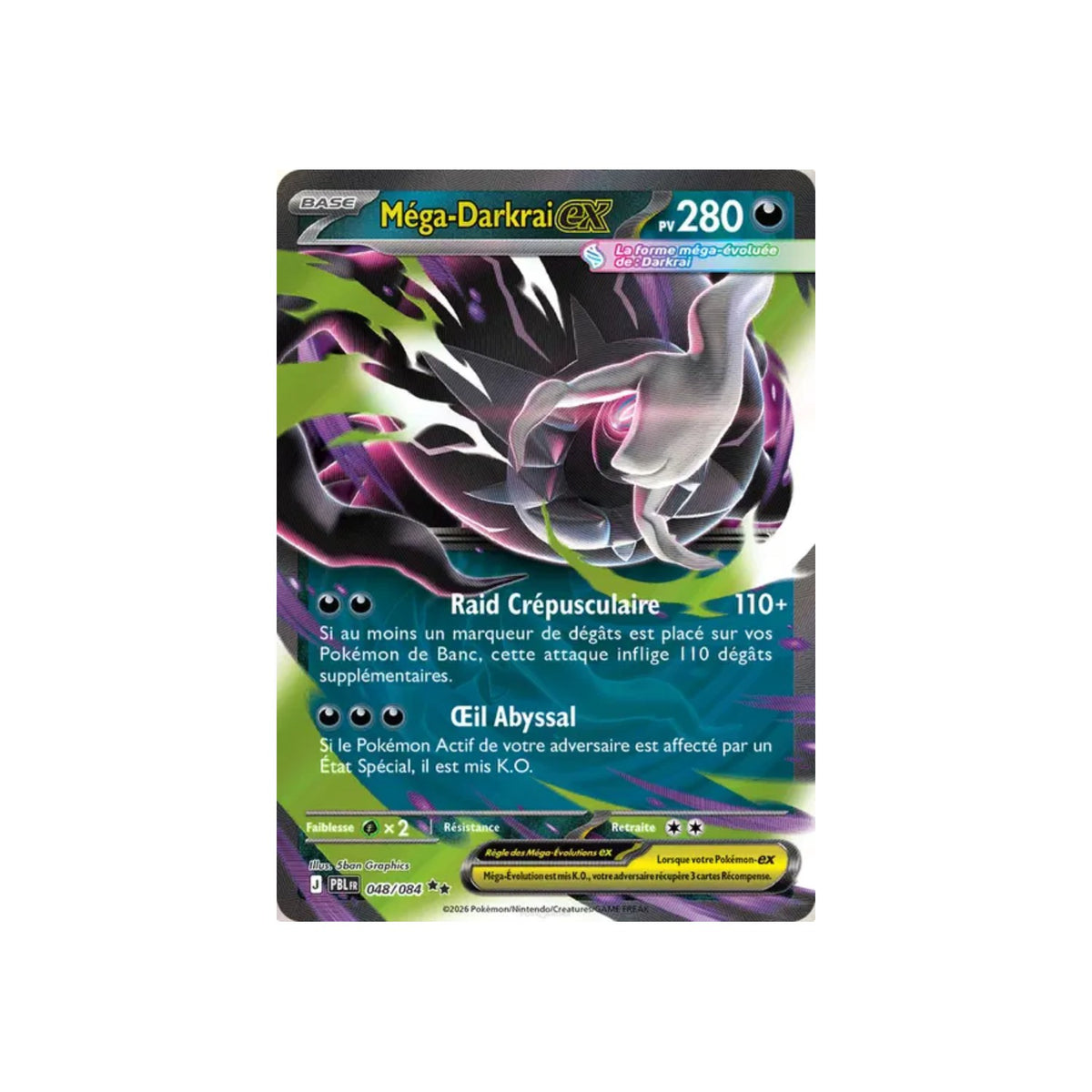 Mega Darkrai ex (PBL 048) - FR