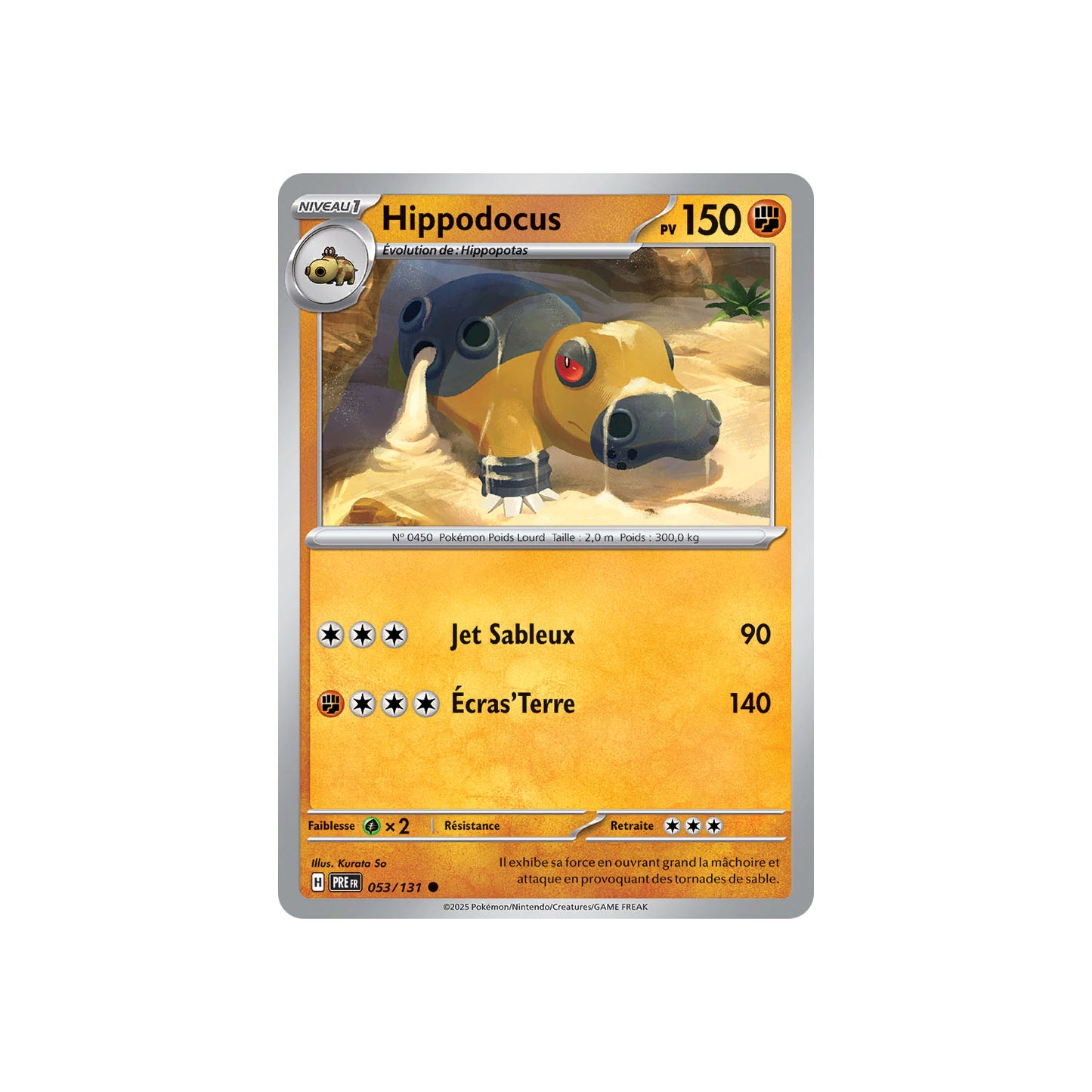 Hippodocus (xPRE 053) - pokeball - FR