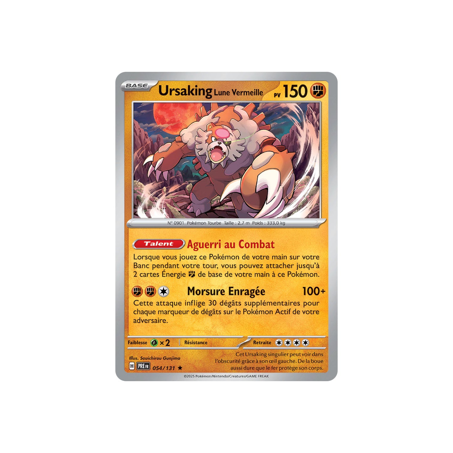 Ursaking Lune Vermeille (xPRE 054) - pokeball - FR
