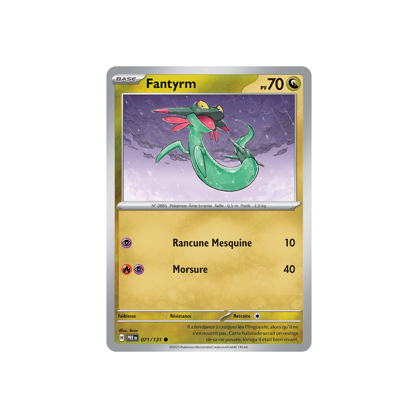 Fantyrm (xPRE 071) - pokeball - FR