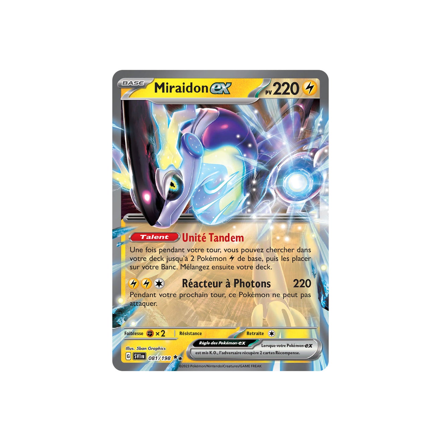 Miraidon ex (SVI 081) - FR