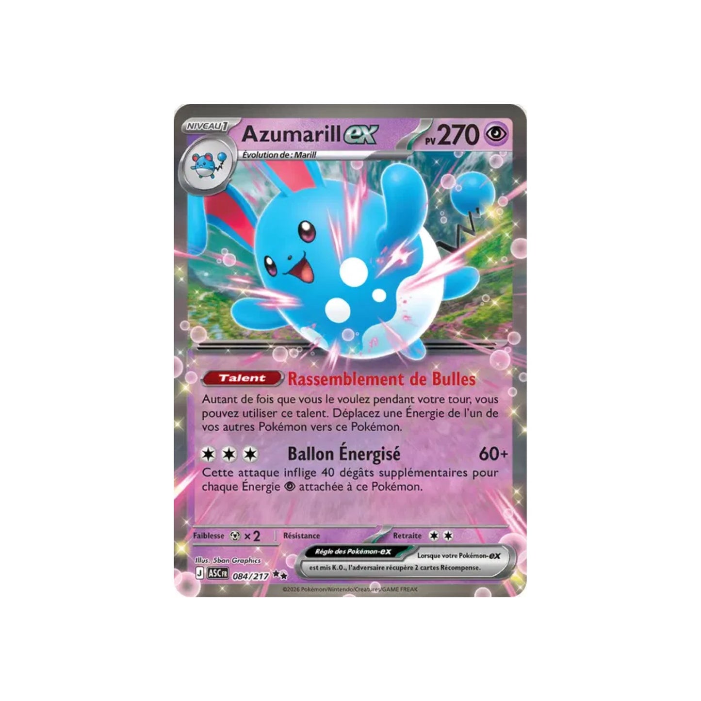 Azumarill ex (ASC 084) - FR