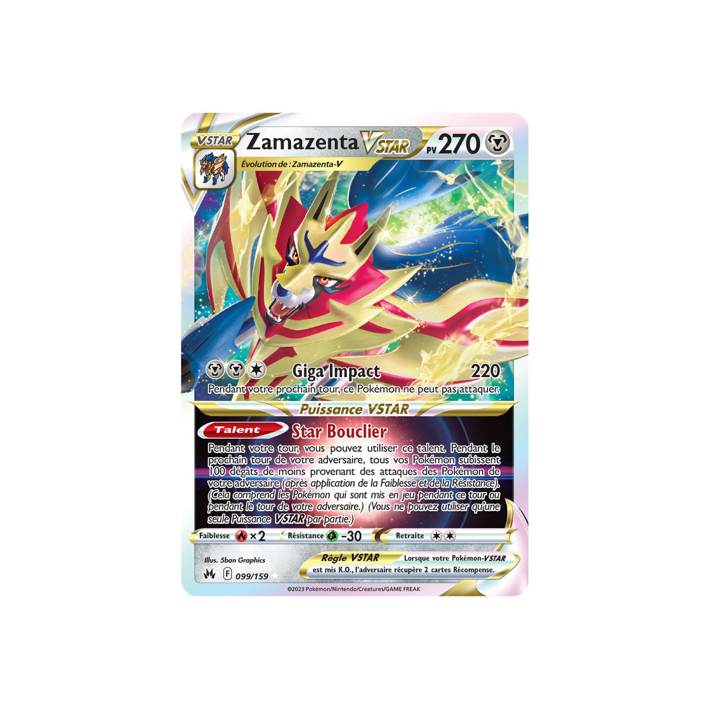 Zamazenta VSTAR (CRZ 099) - FR