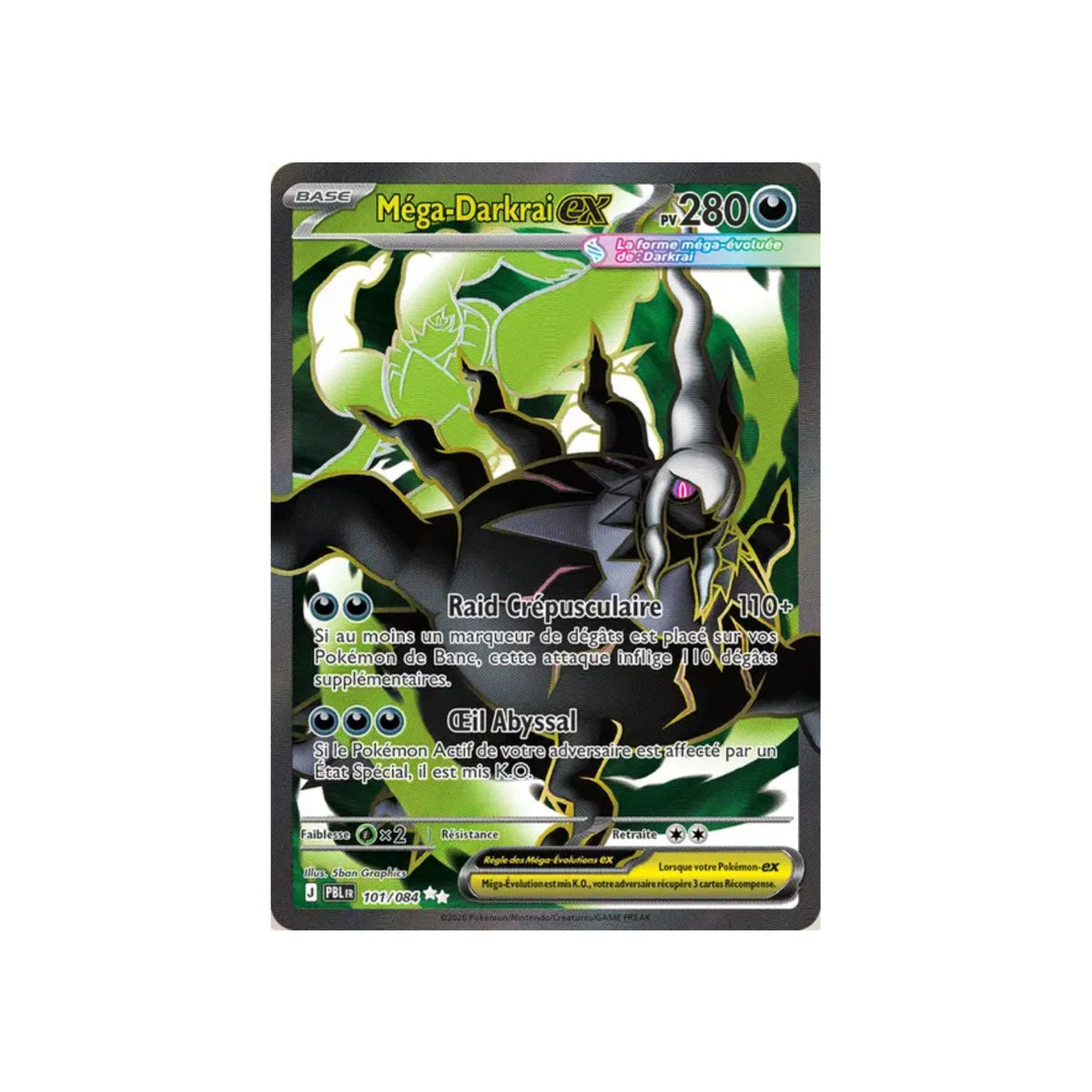 Mega Darkrai ex (PBL 101) - FR