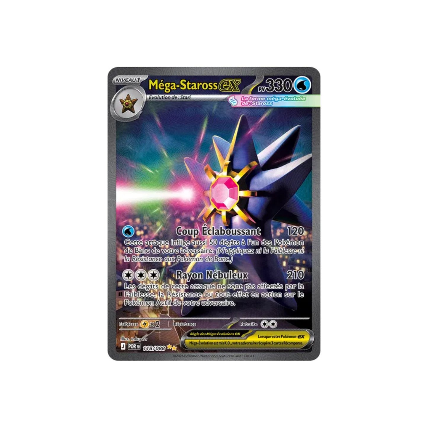 Mega Staross ex (POR 118) - FR