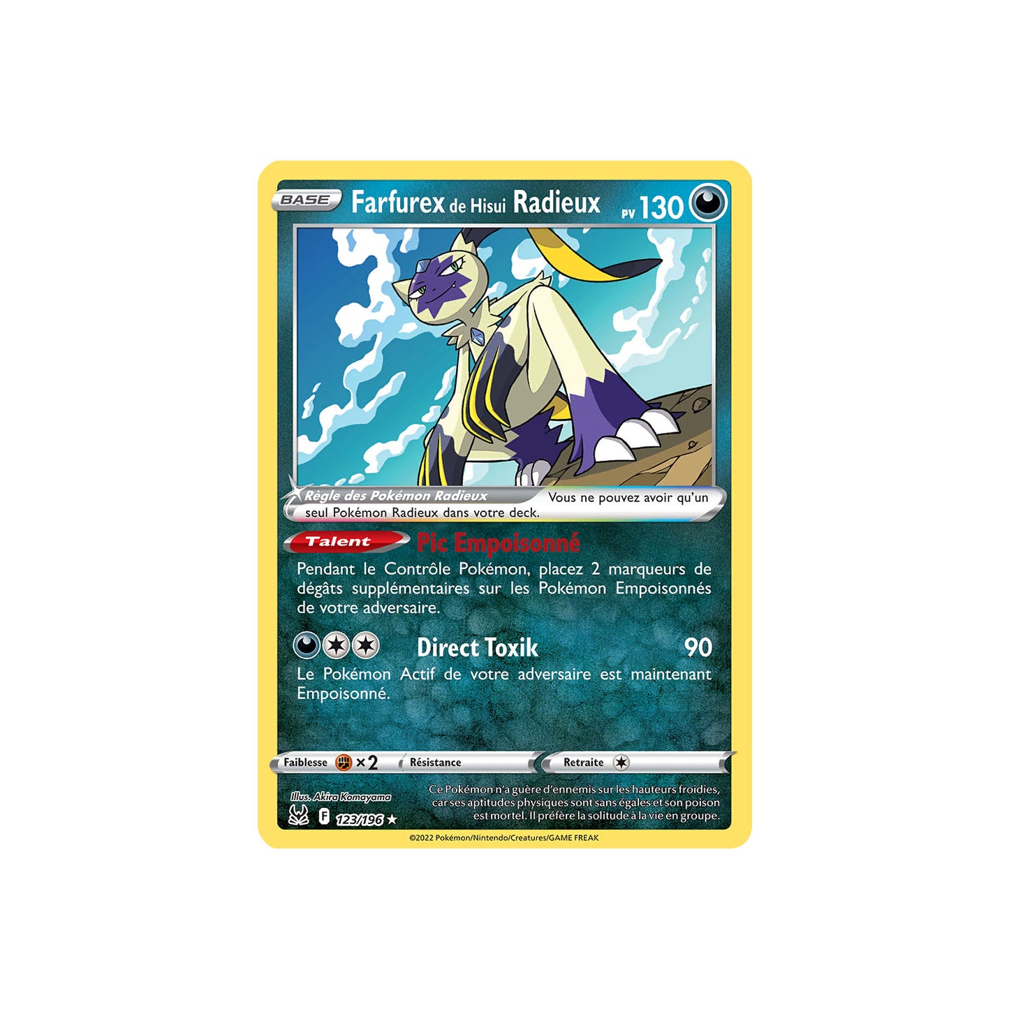 Farfurex de Hisui Radieux (LOR 123) - FR