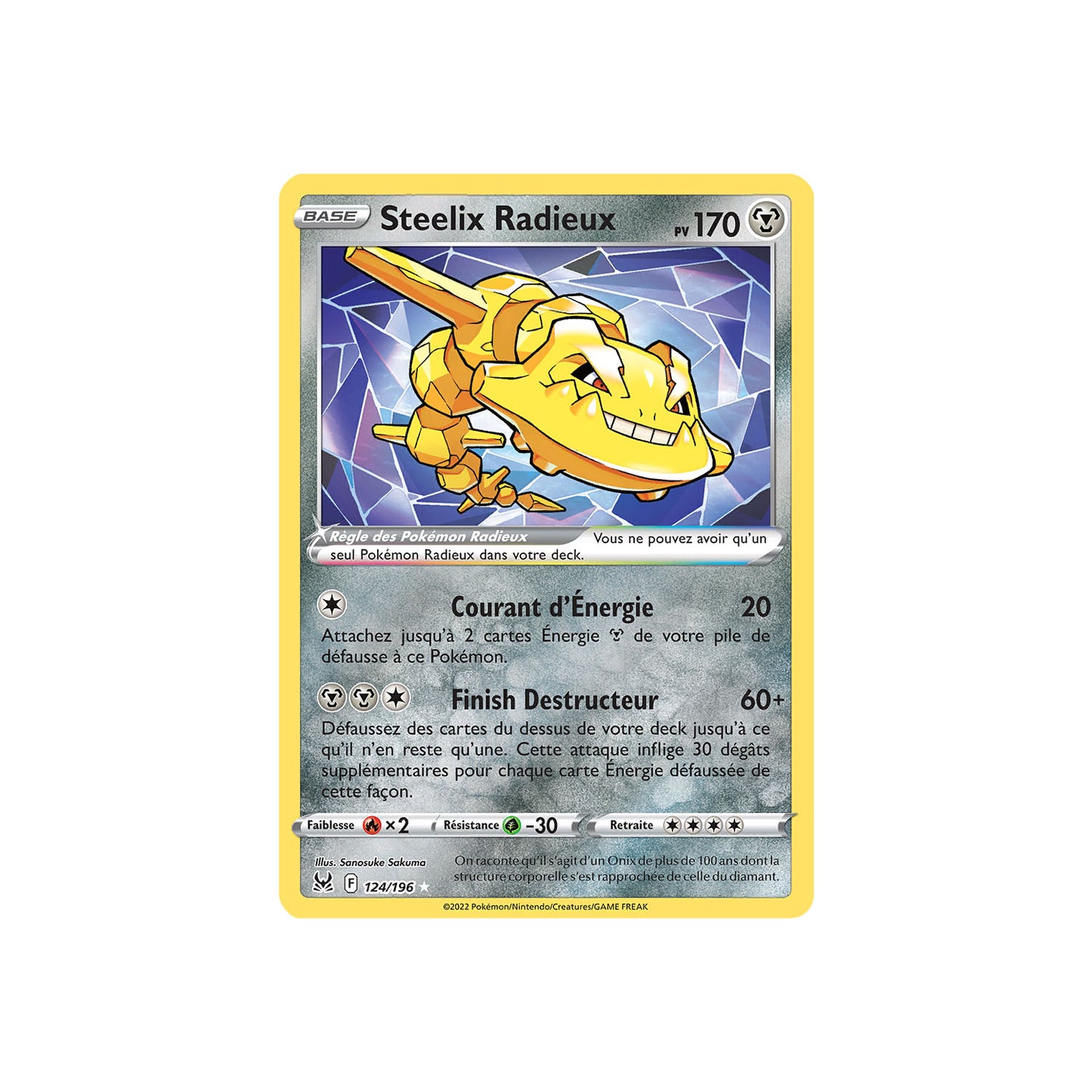 Steelix Radieux (LOR 124) - FR