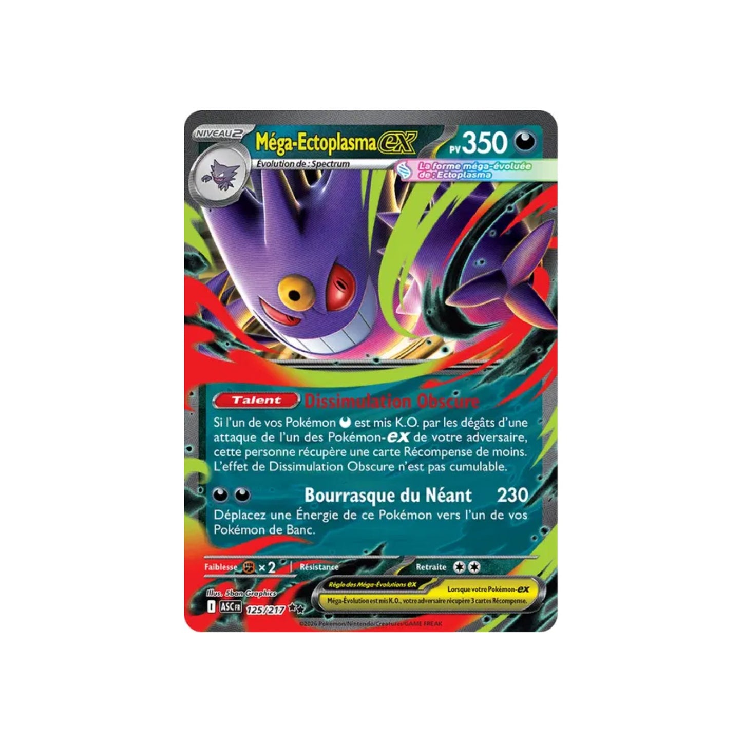 Mega Ectoplasma ex (ASC 125) - FR