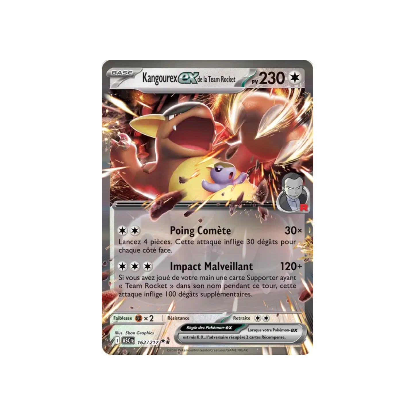 Kangourex ex de la Team Rocket (ASC 162) - FR