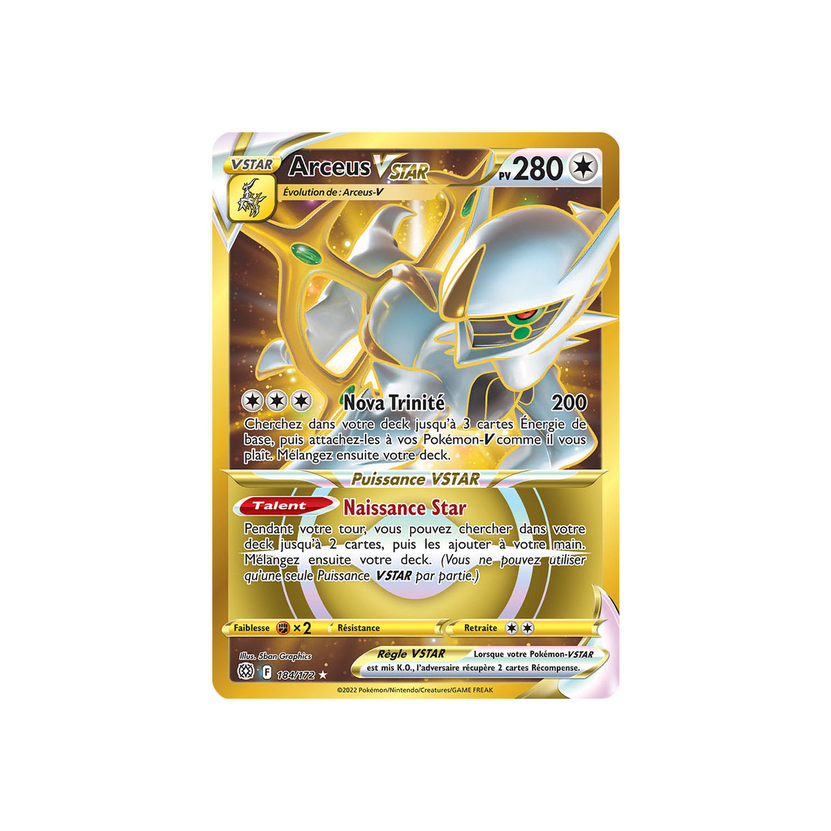Arceus VSTAR (BRS 184) - FR
