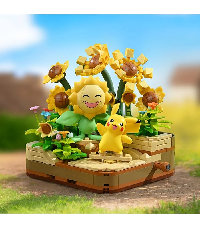 Figurine à construire - Héliatronc et Pikachu