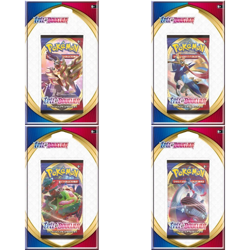 X4 Blister Épée et Bouclier - EB01 - FR