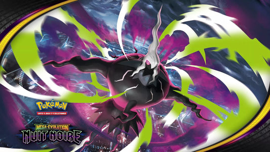 Extension Pokémon ME05 Nuit Noire : date de sortie, cartes phares et produits disponibles