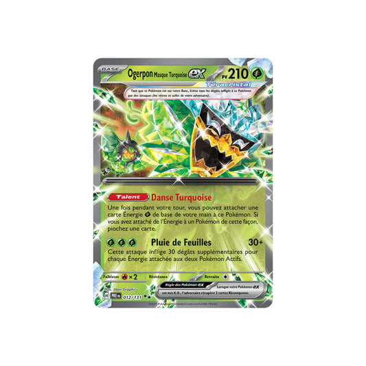 Ogerpon Masque Turquoise ex (PRE 012) - FR