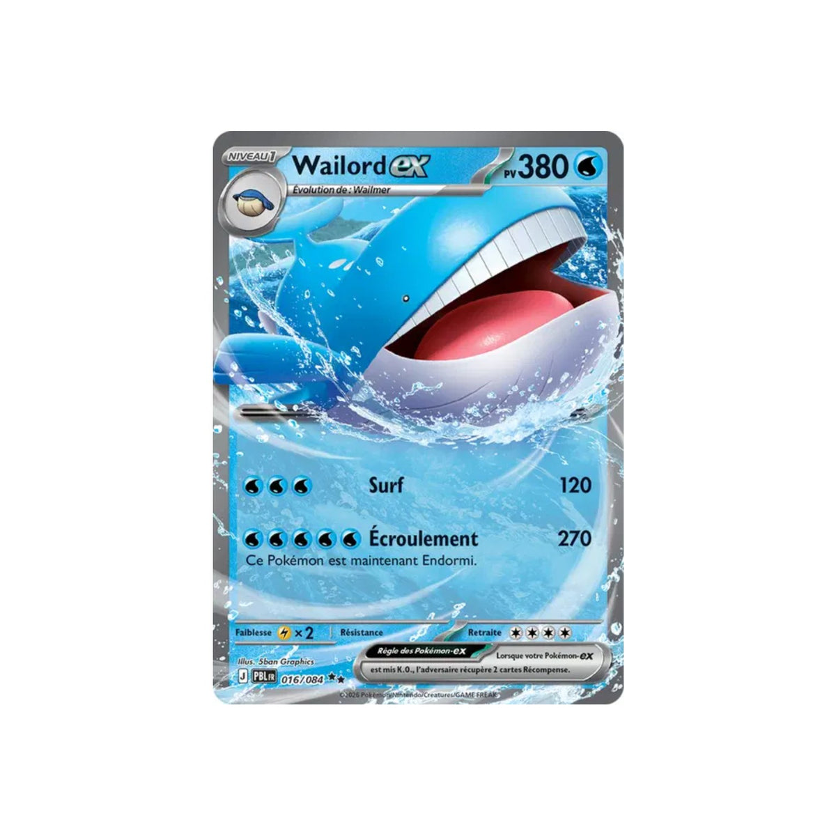 Wailord ex (PBL 016) - FR