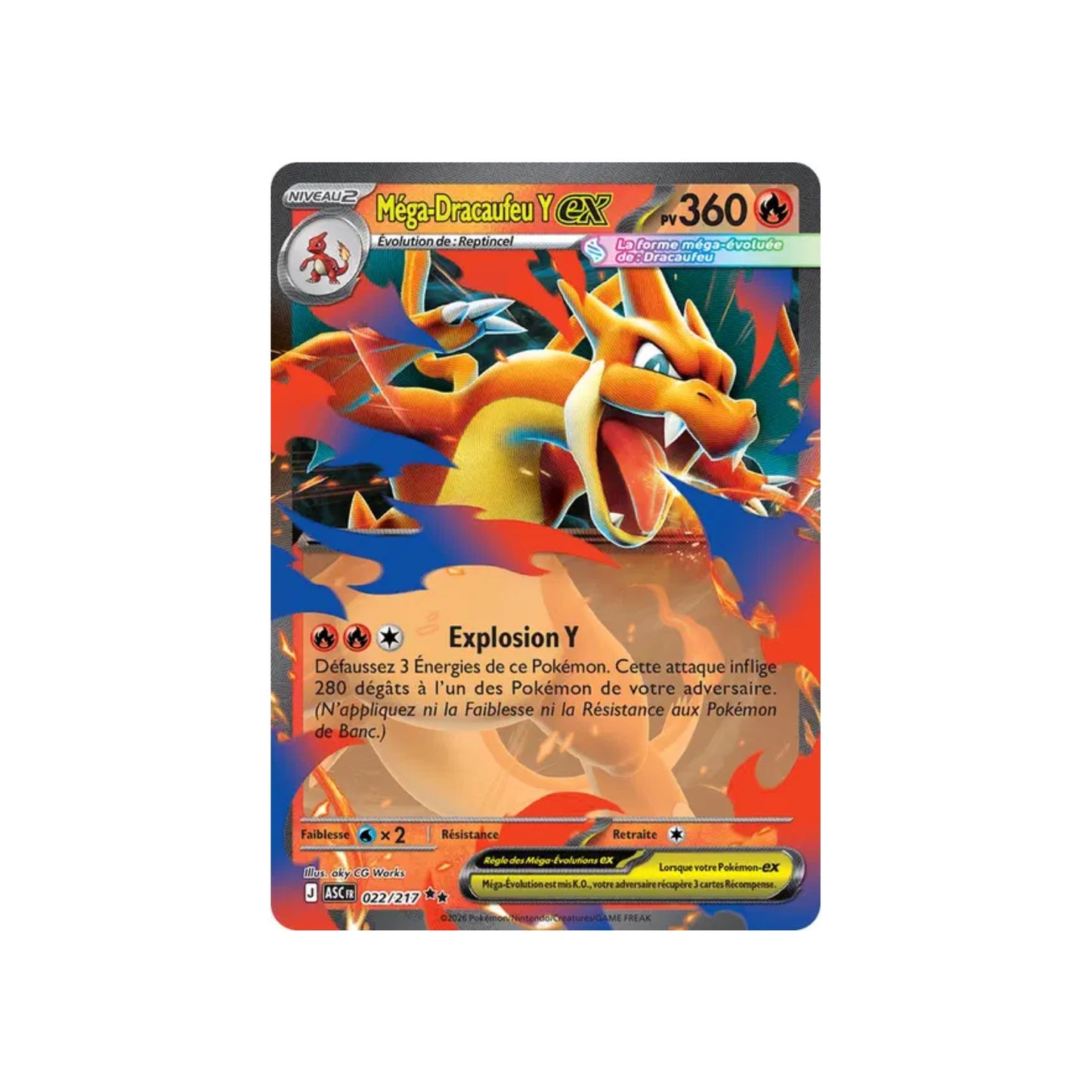 Mega Dracaufeu Y ex (ASC 022) - FR
