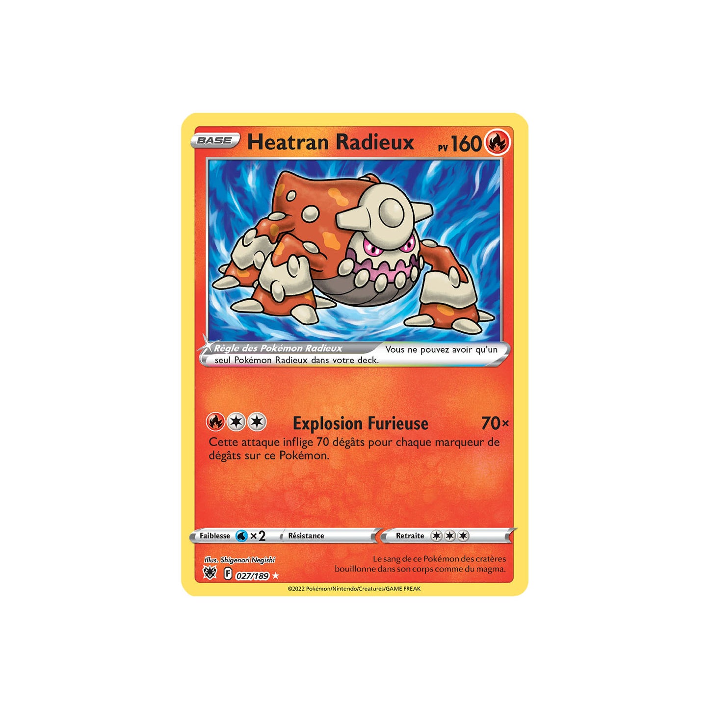 Heatran Radieux (ASR 027) - FR