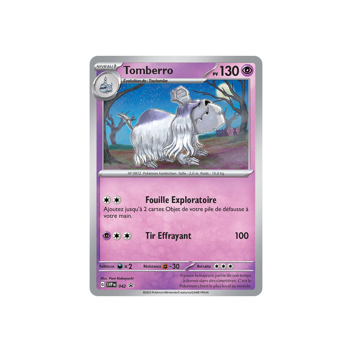 Tomberro (SVP 042) - FR
