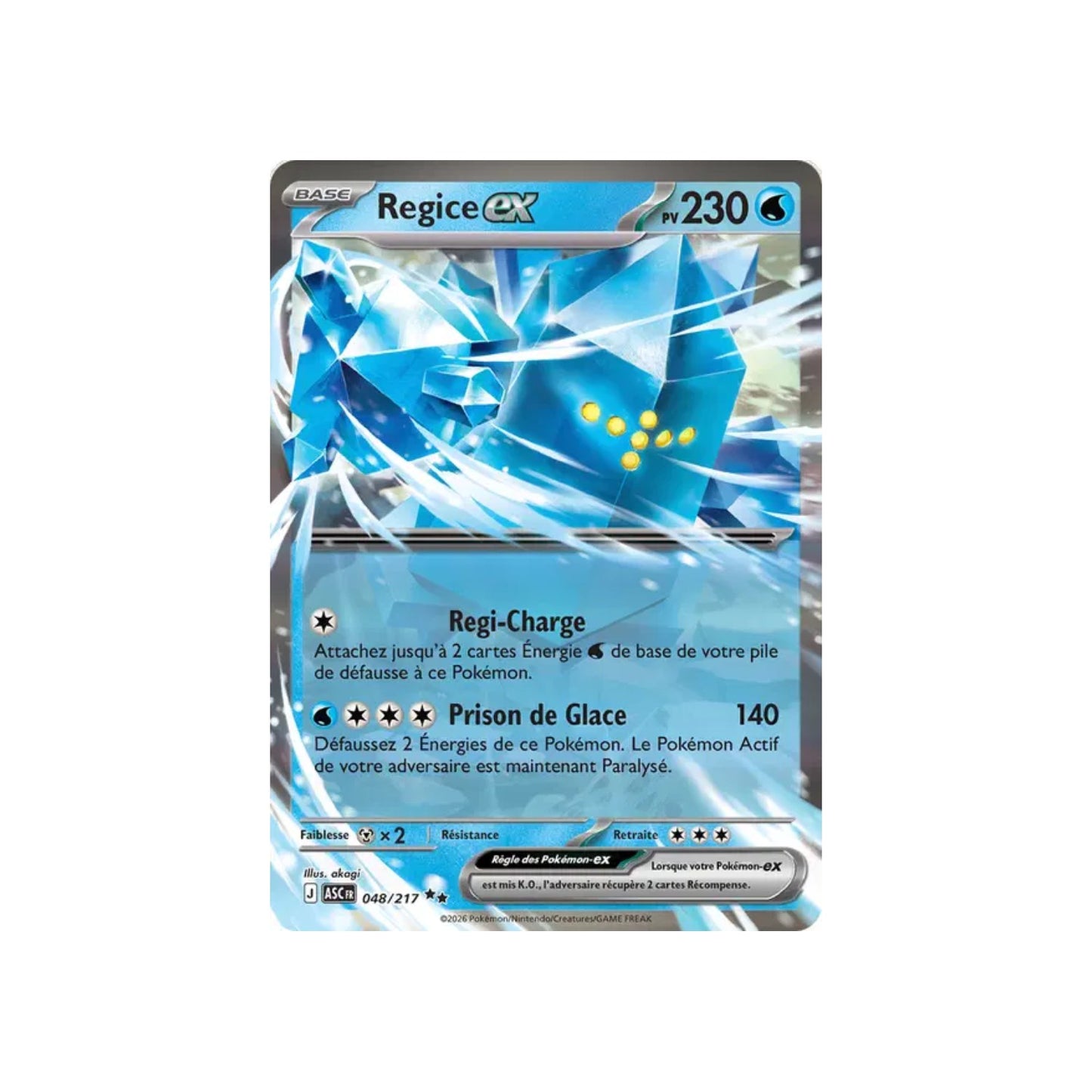 Regice ex (ASC 048) - FR