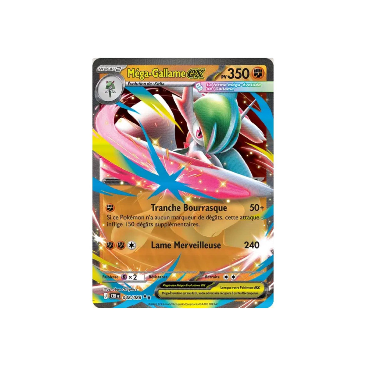 Mega Gallame ex (CRI 048) - FR