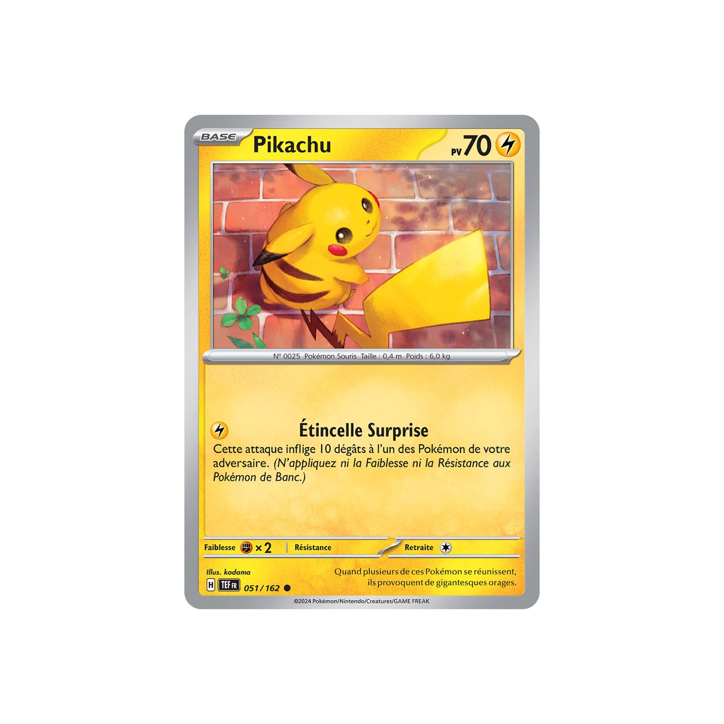 Pikachu (TEF 051) - cosmo 30 ans - FR