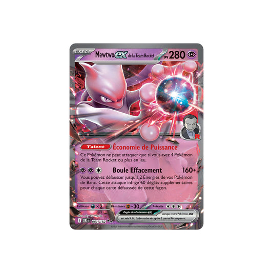 Mewtwo ex de la Team Rocket (DRI 081) - FR