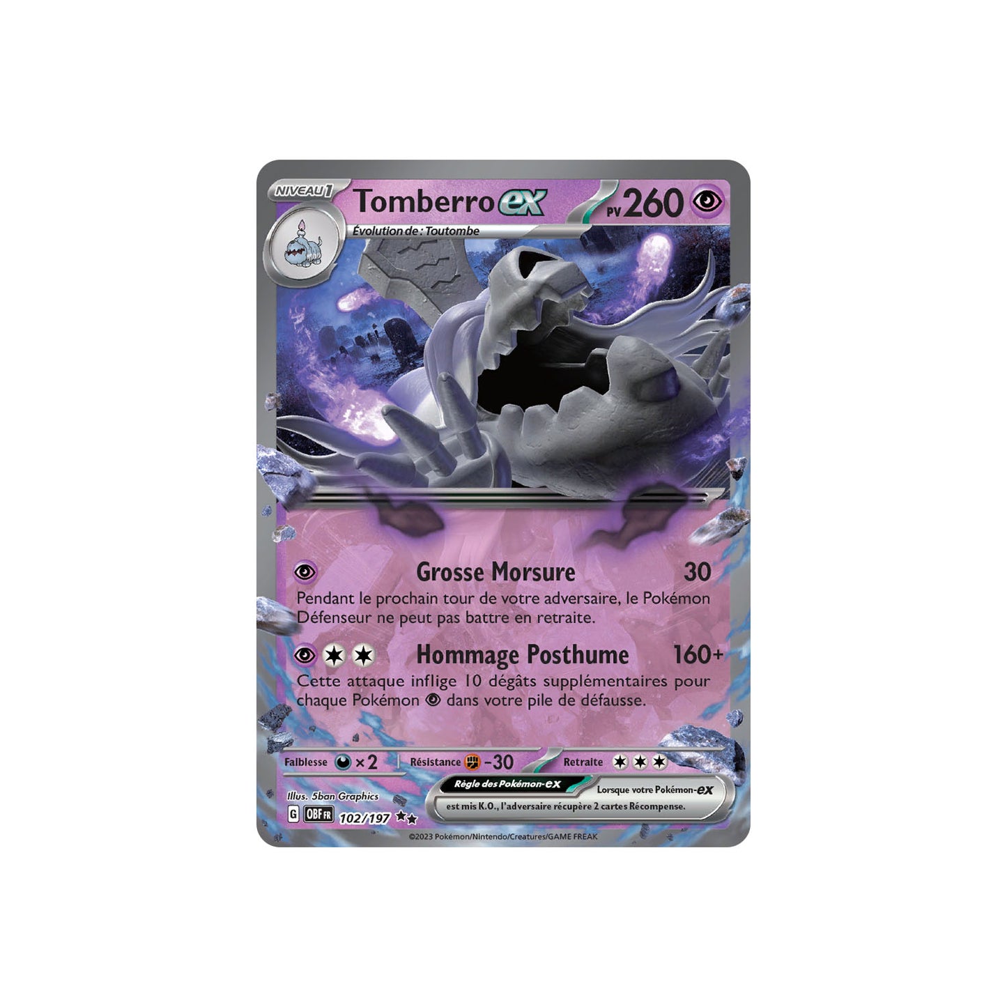 Tomberro ex (OBF 102) - FR