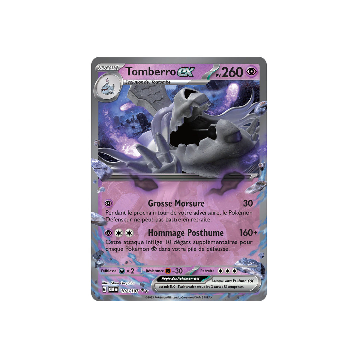 Tomberro ex (OBF 102) - FR