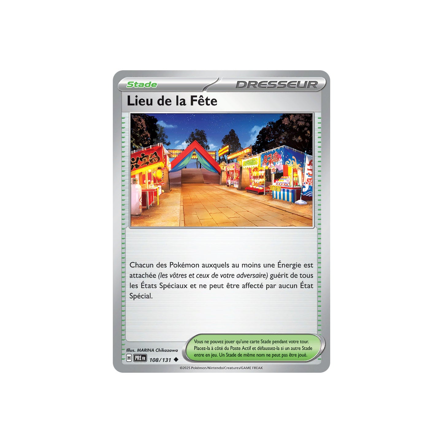 Lieu de la Fête (xPRE 108) - pokeball - FR
