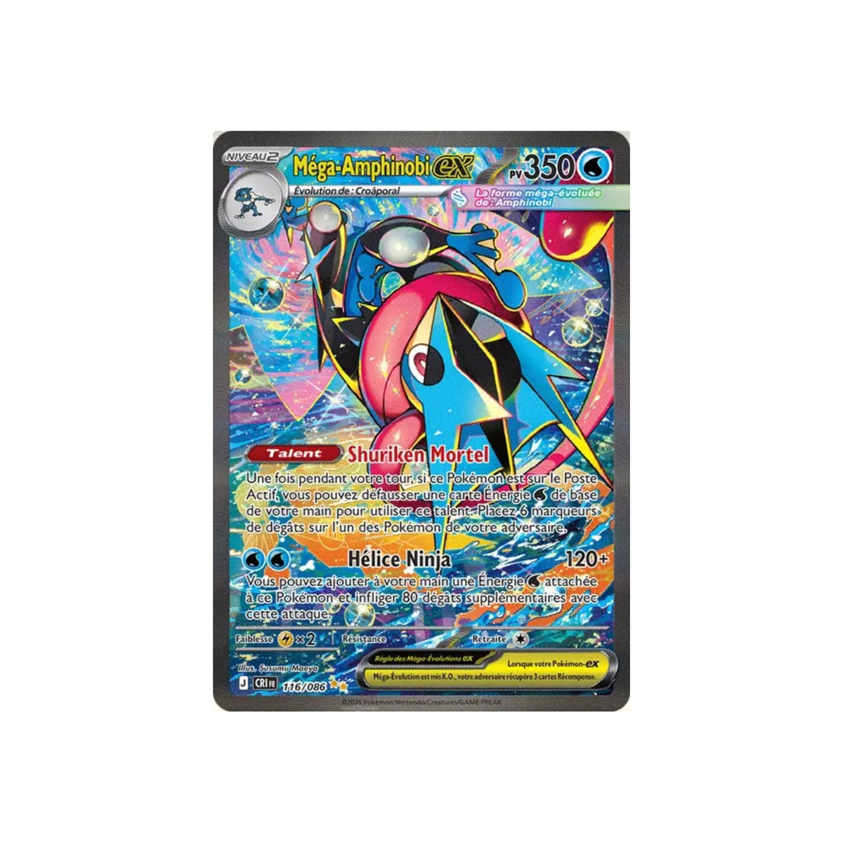 Mega Amphinobi ex (CRI 116) - FR