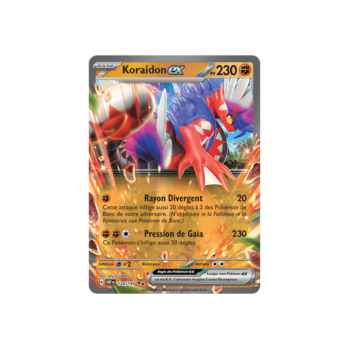 Koraidon ex (OBF 124) - FR