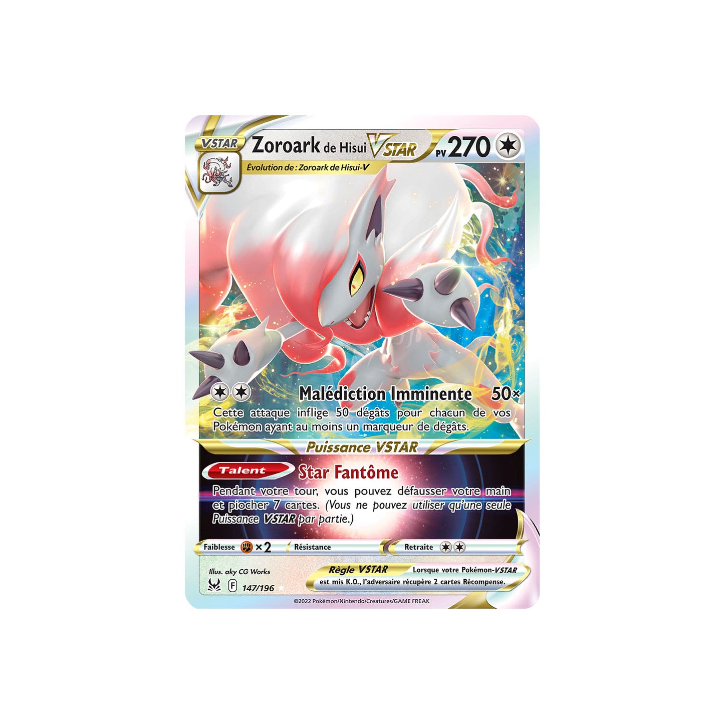 Zoroark de Hisui VSTAR (LOR 147) - FR