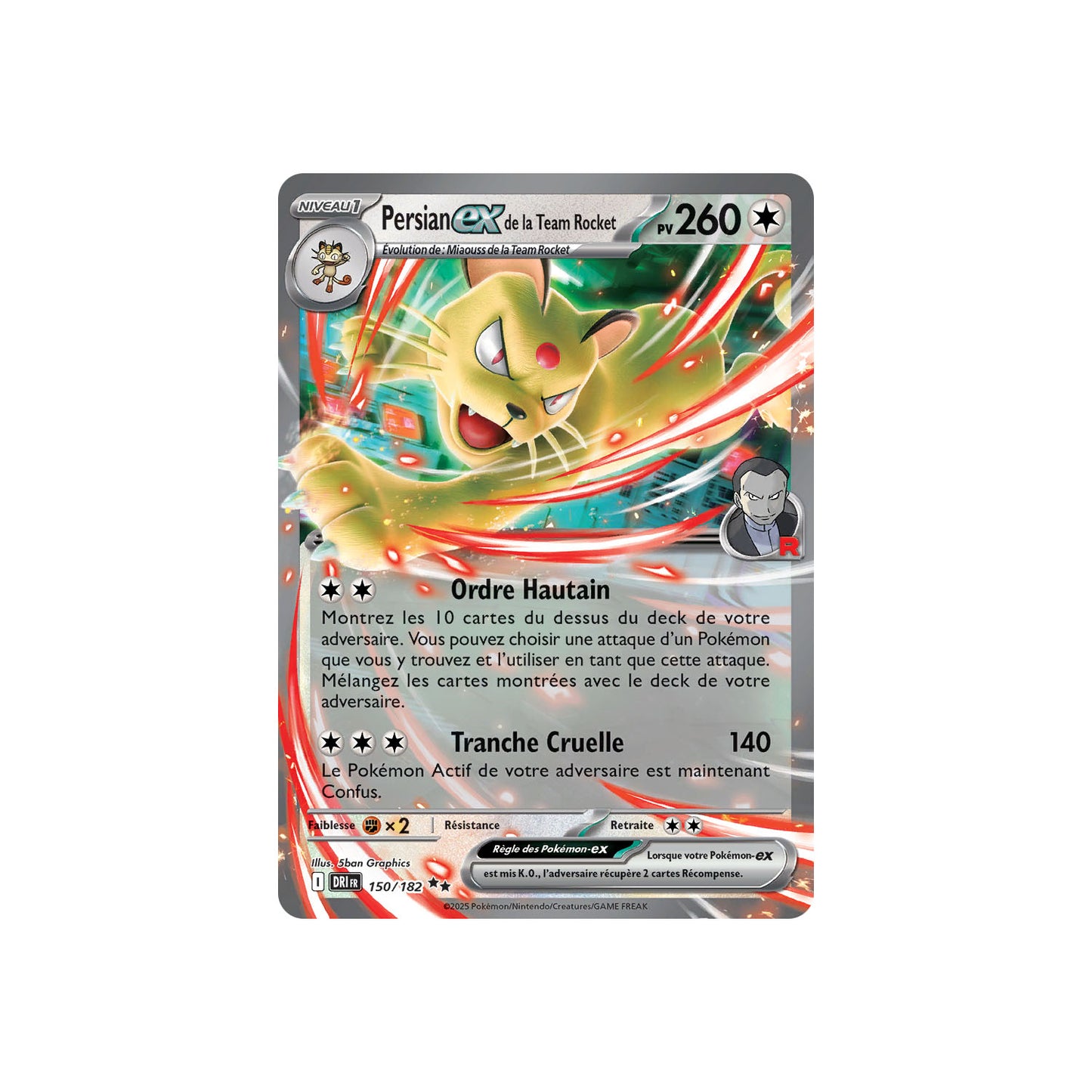 Persian ex de la Team Rocket (DRI 150) - FR