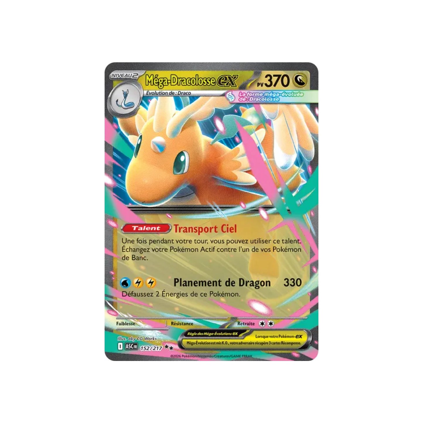 Mega Dracolosse ex (ASC 152) - FR