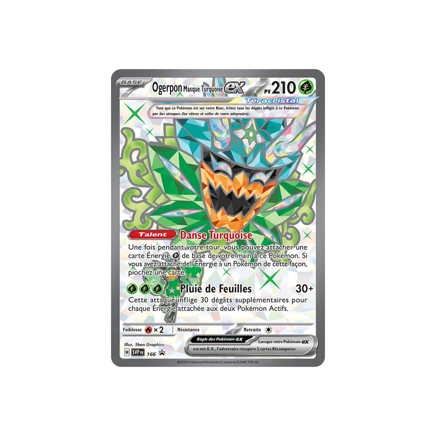 Ogerpon Masque Turquoise ex (SVP 166) - FR
