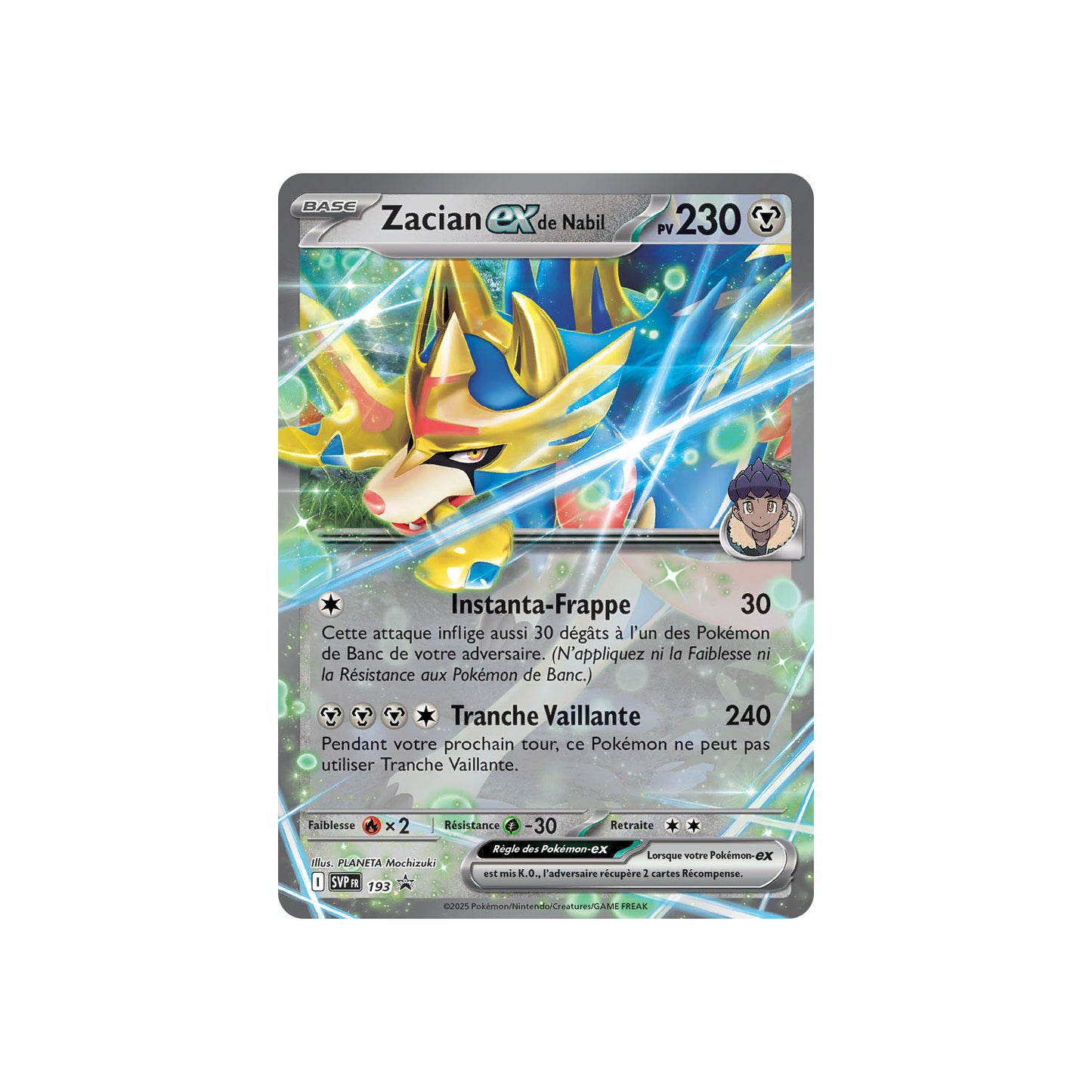 Zacian ex de Nabil (SVP 193) - FR
