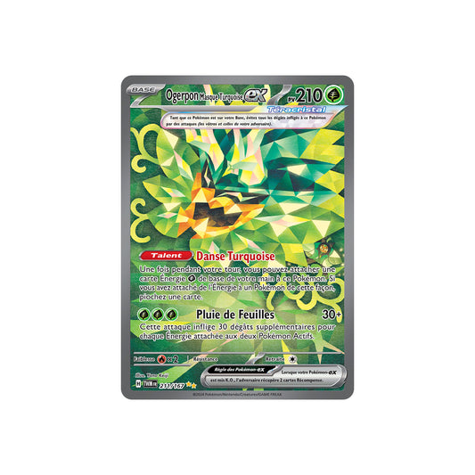 Ogerpon Masque Turquoise ex (TWM 211) - FR