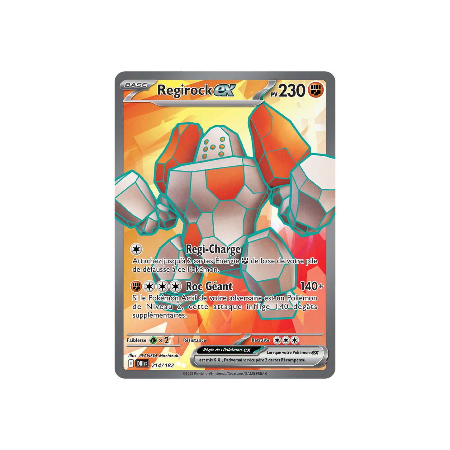 Regirock ex (DRI 214) - FR