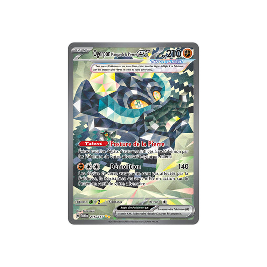 Ogerpon Masque de la Pierre ex (TWM 215) - FR
