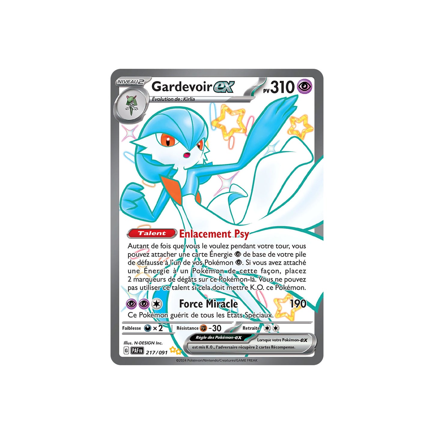 Gardevoir ex (PAF 217) - FR