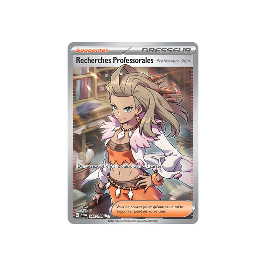 Recherches Professorales - Professeure Olim (SVI 240) - FR
