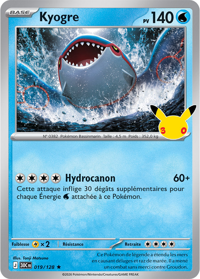 Kyogre (30C 019) - FR
