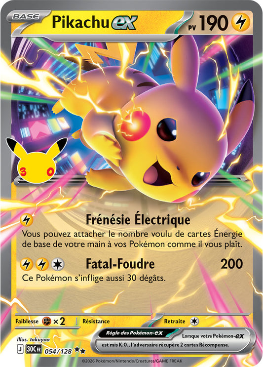 Pikachu ex (30C 054) - FR
