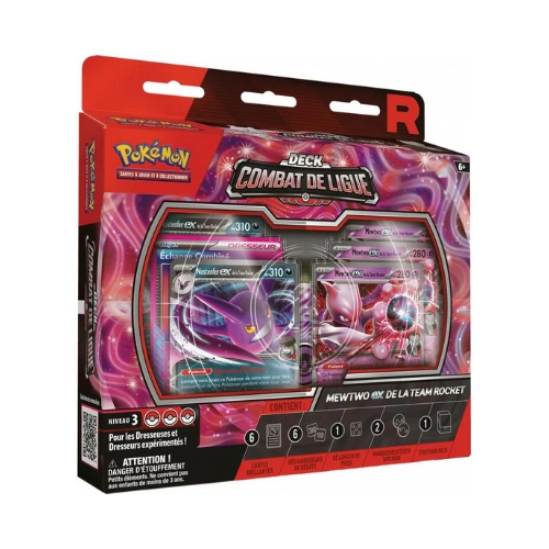 Deck Combat de Ligue - Mewtwo ex de la Team Rocket - FR