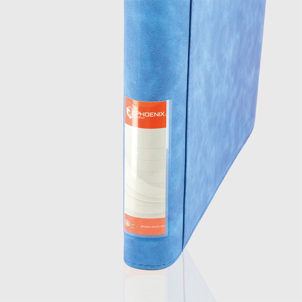 Classeur Toploader - 360 Emplacements - Effet Velours Bleu - Phoenix Shield